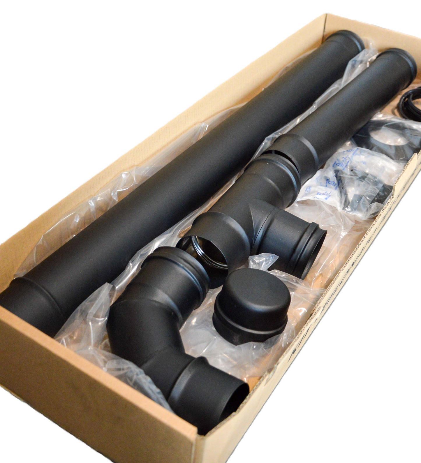 Kit Tubi Canna Fumaria per Stufa a Pellet Ø80 - Inox 316